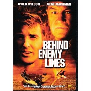 Behind Enemy Lines DVD 2001 Owen Wilson Gene Hackman War Action Movie Widescreen